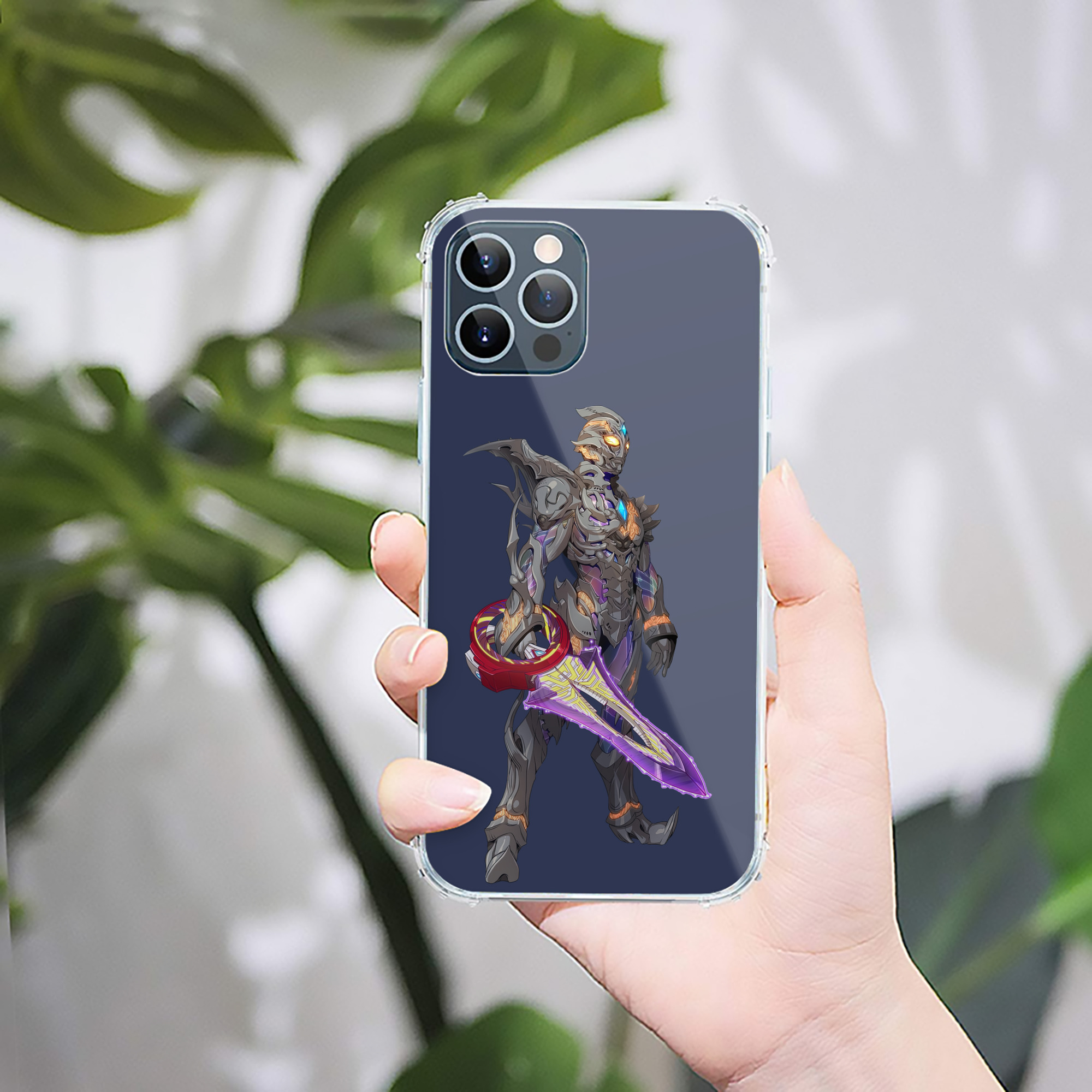 （画像用） ウルトラマン Ultraman 【iPhone 12シリーズ対応】透明スマホケース（クリアソフトケース）